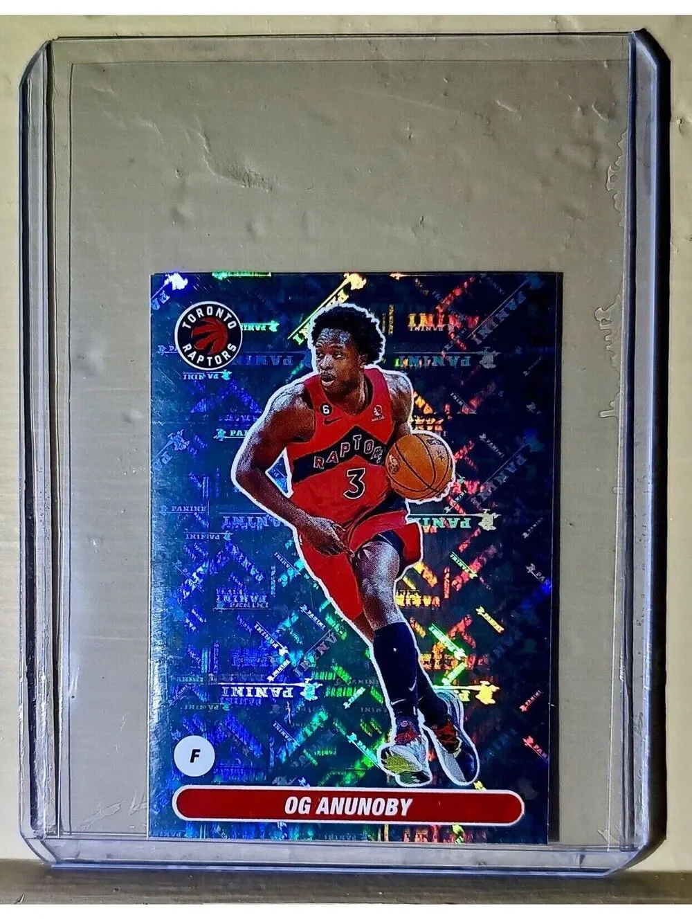 2023-24 OG Anunoby Panini NBA Basketball #268 Sticker Toronto Raptors